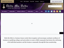 Tablet Screenshot of deltamudelta.org